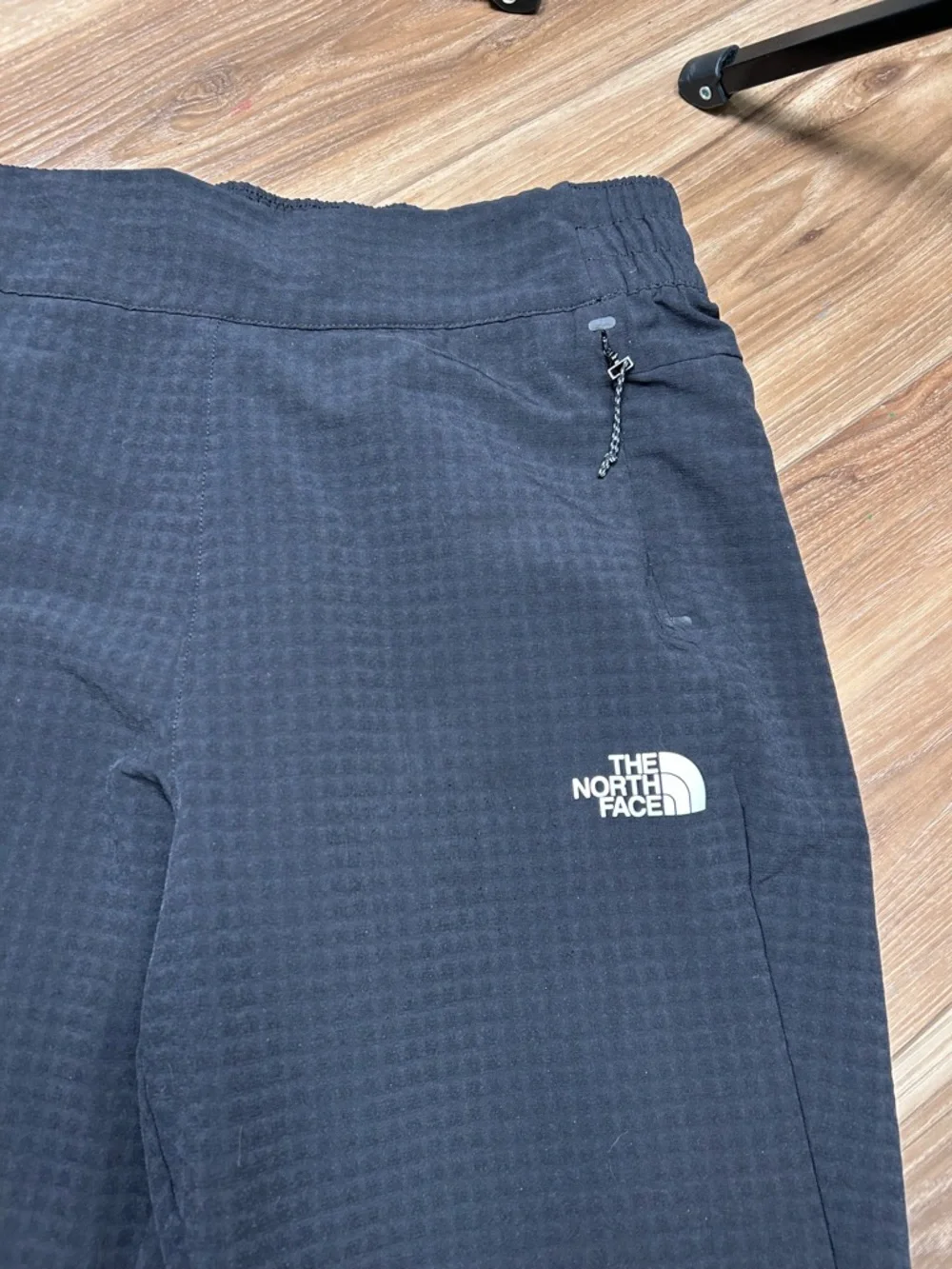North Face women’s tekware grid fleece pants size large pull on water resistant - Picture 10 of 15